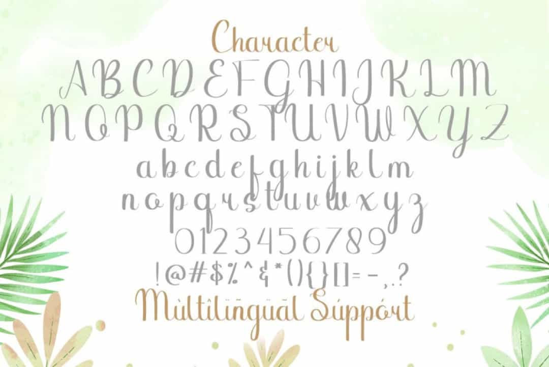 Binttang Selfianto Calligraphy Font Image 3