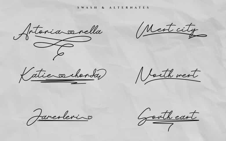 Neo Stone Signature Font Image 3
