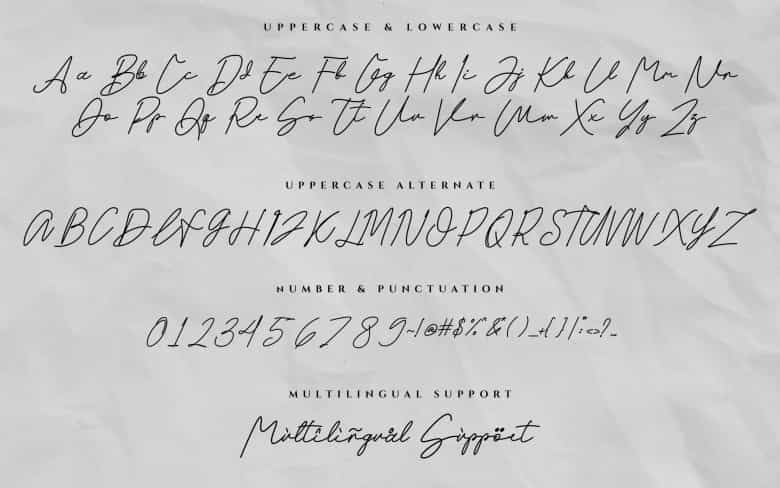 Neo Stone Signature Font Image 4