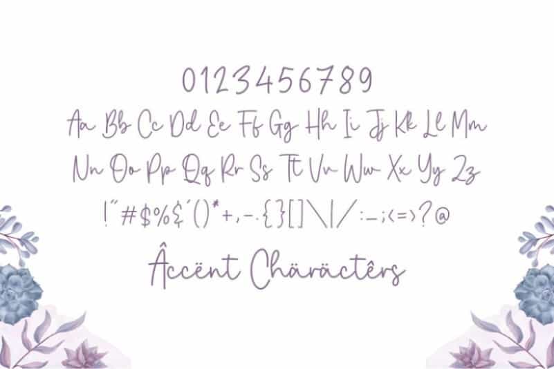 Joselyna Monoline Handwritten Font Image 3