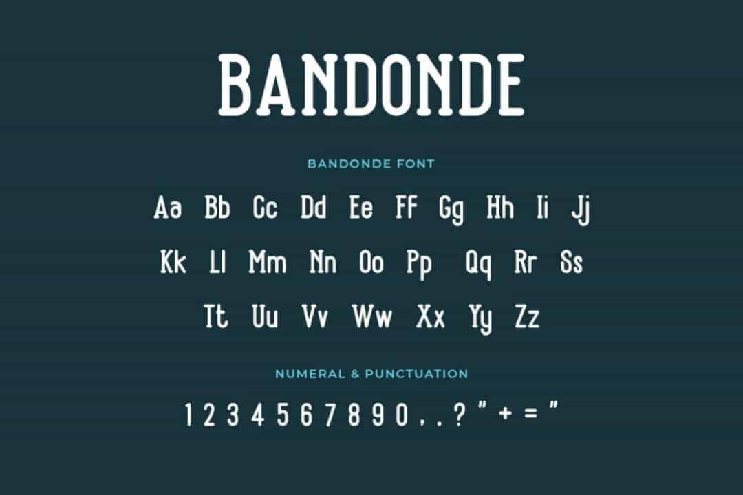 Bandonde Versatile Serif Font Image 3