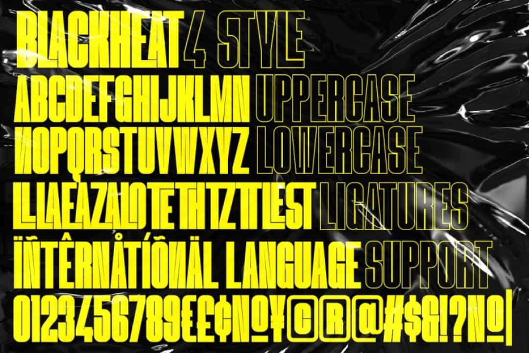 Blackheat Bold Sans Serif Font Image 3