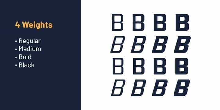 Quub Sans Serif Font Family Image 3