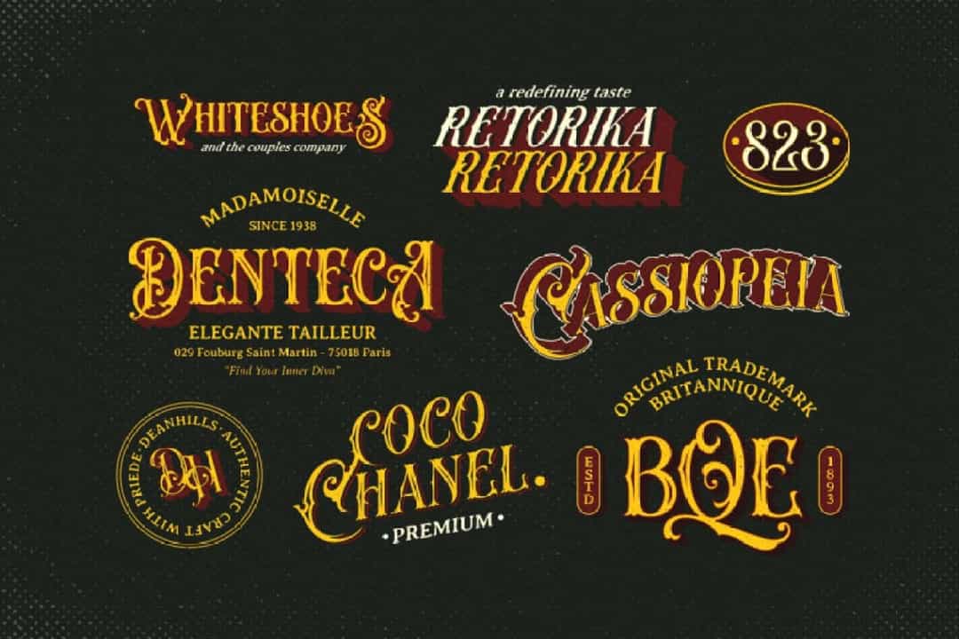 Arquitec Vintage Display Font Image 2