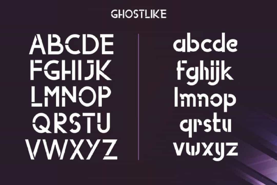 Ghostlike Sans Serif Font Image 3