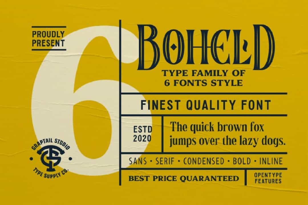 Boheld Serif Font Image 1