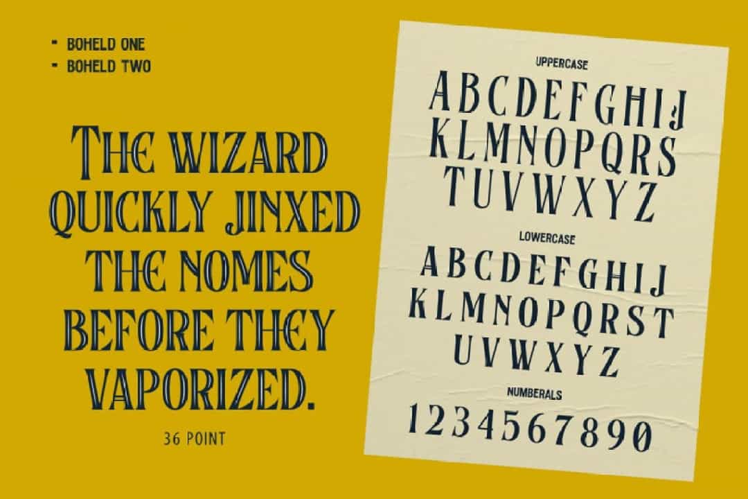 Boheld Serif Font Image 3