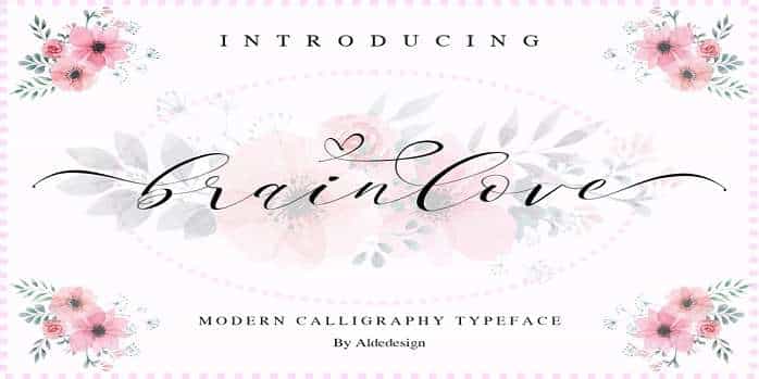 Brainlove Font Image 1