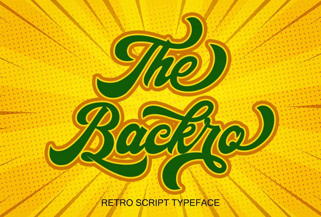 The Backro Font Image 1