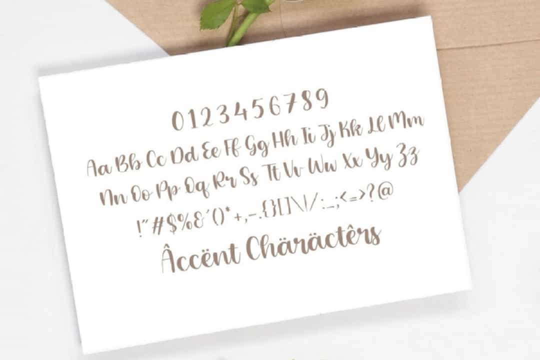 Magical Feather Font Image 3