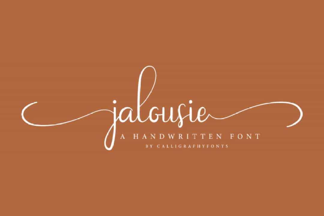 Jalousie Font Image 2