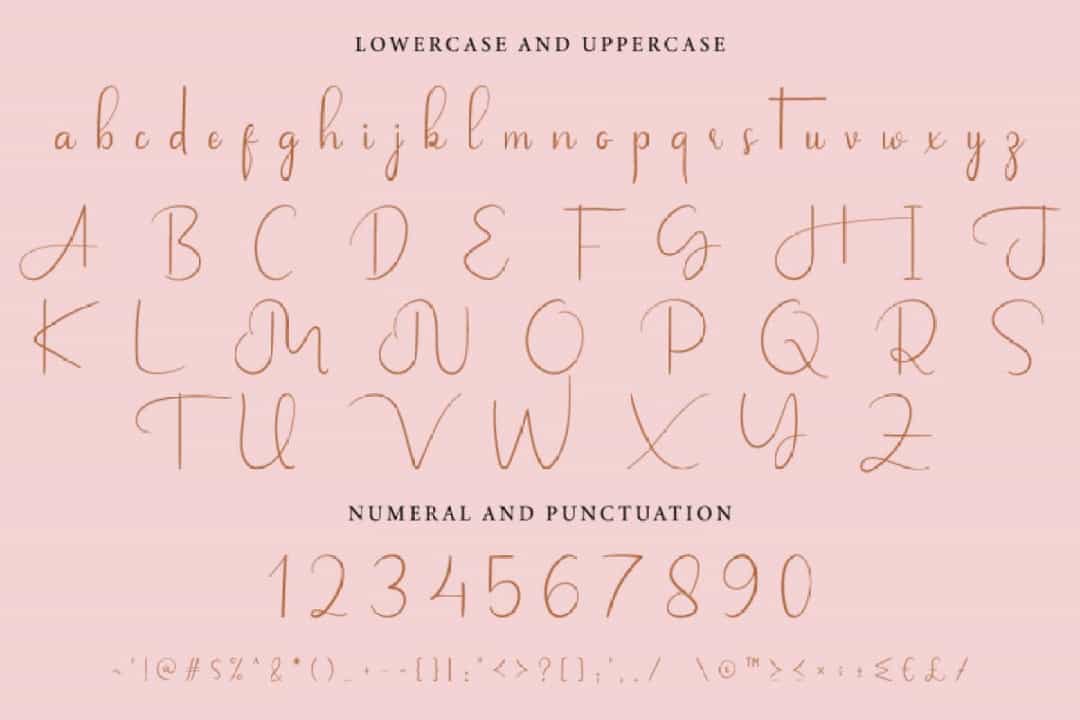 Jalousie Font Image 3
