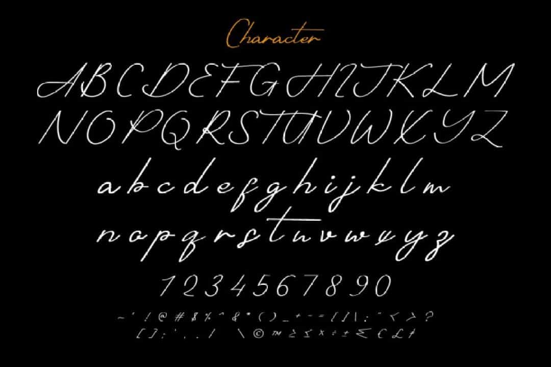 Shotflick Handwriting Script Font Image 3