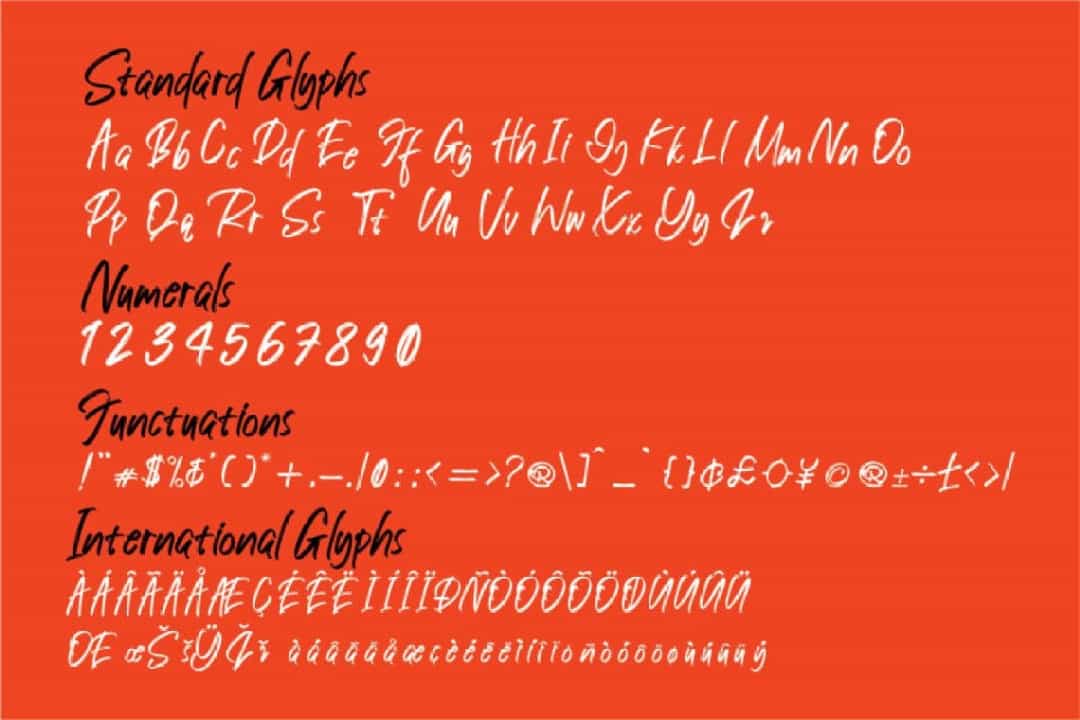 Black Eagle Font Image 3