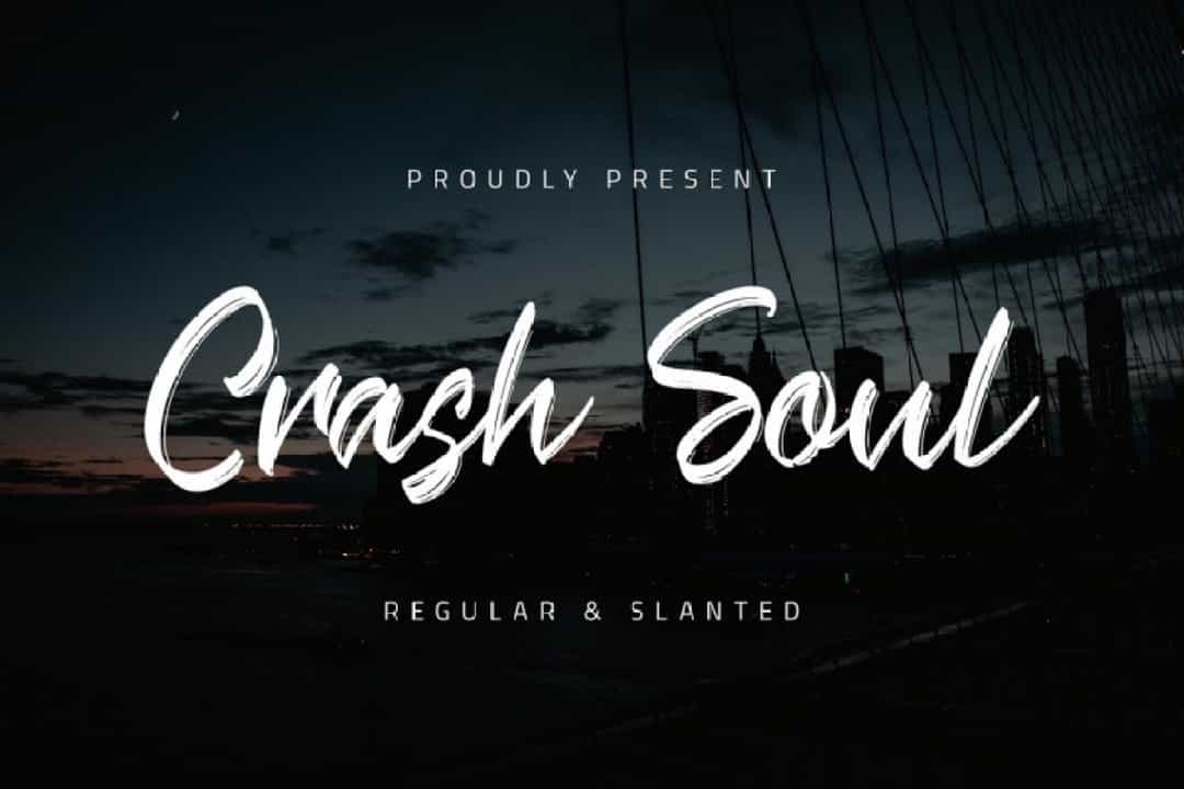 Crash Soul Brush Script Font Image 1