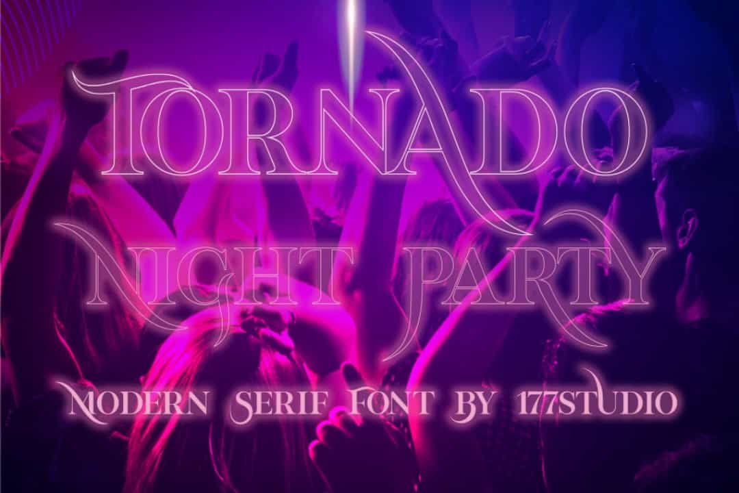 Tornado Modern Serif Font Image 1