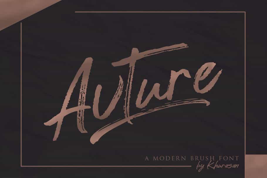 Avture Brush Script Font Image 1
