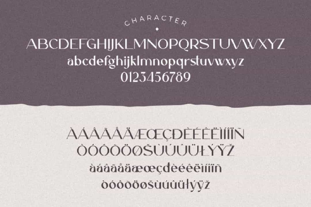 Caligna Modern Sans Serif Typeface Image 3