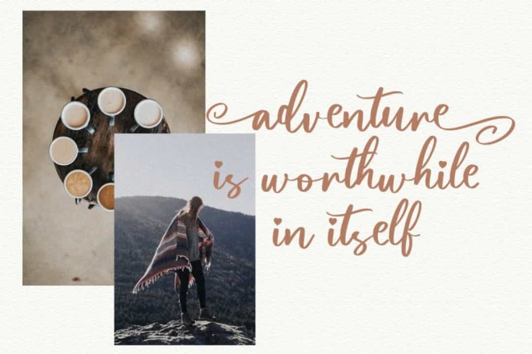 Magnolia Bold Calligraphy Script Font Image 2