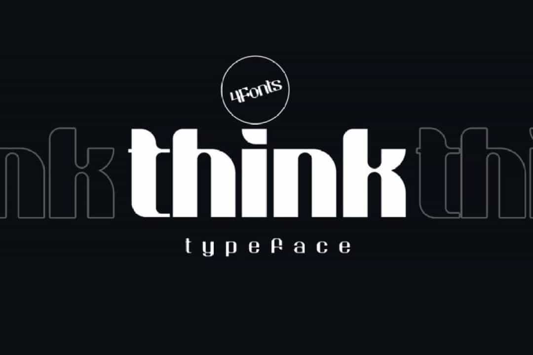 Think Sans Serif Typeface Image 1