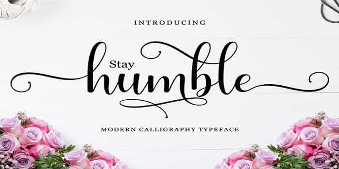 Humble Font Image 1