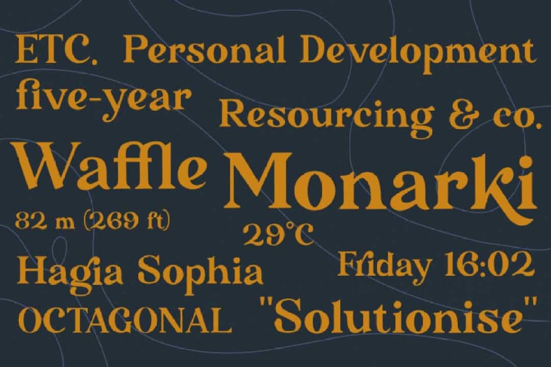 Genorict Serif Display Font Image 2