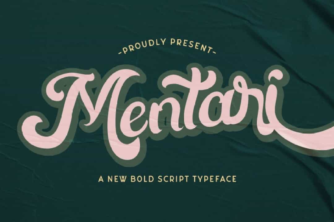 Mentari Bold Script Rerto Font Image 1