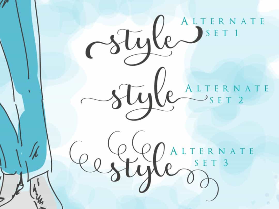 Falling Font Image 3