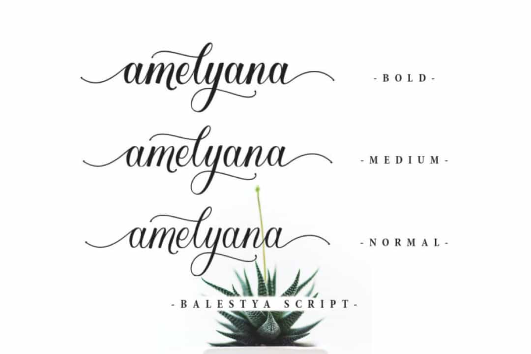 Balestya Font Image 2