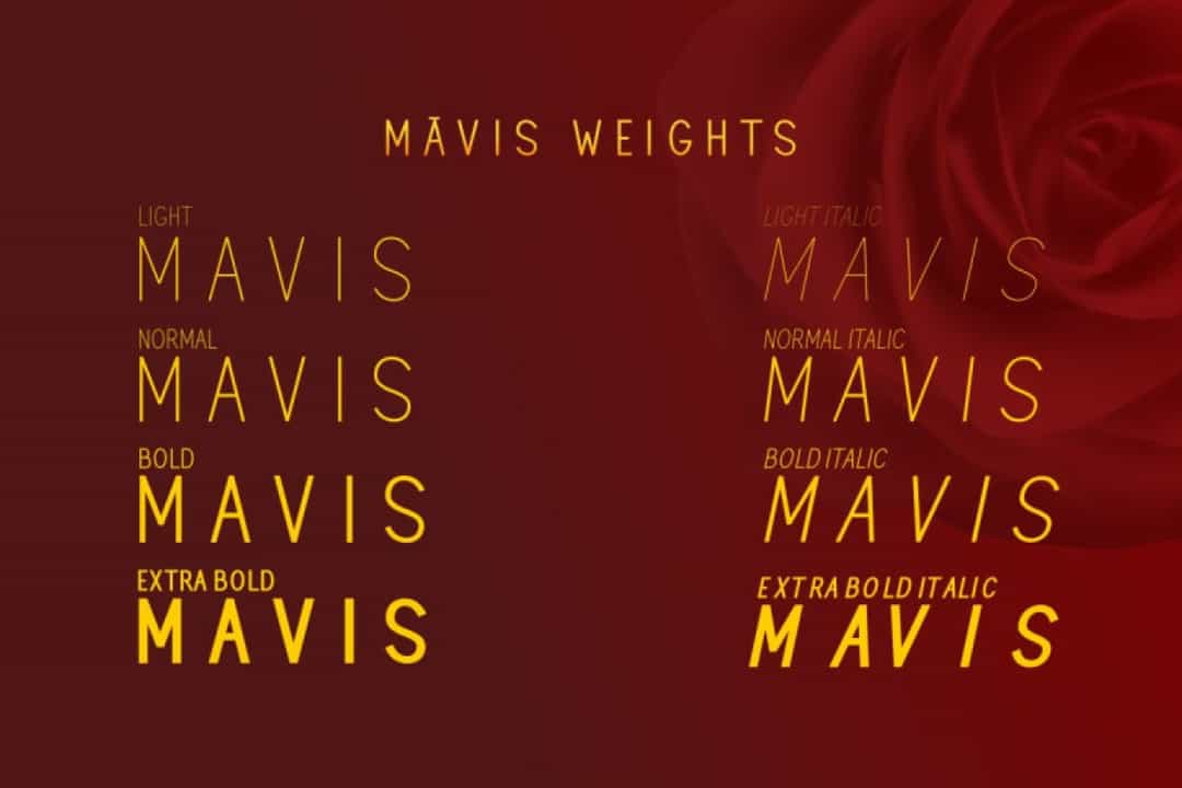 Mavis Font Image 2