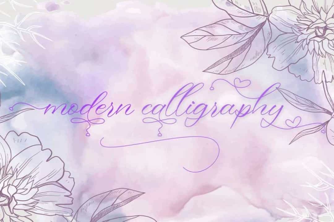 Ringlovely Calligraphy Script Font Image 2