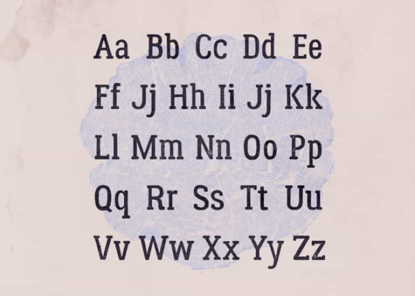 Lumberjack Font Free Image 2