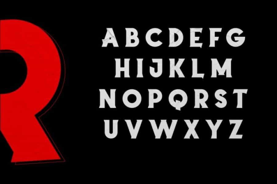 Reactive Anchor Serif Display Typeface Image 3