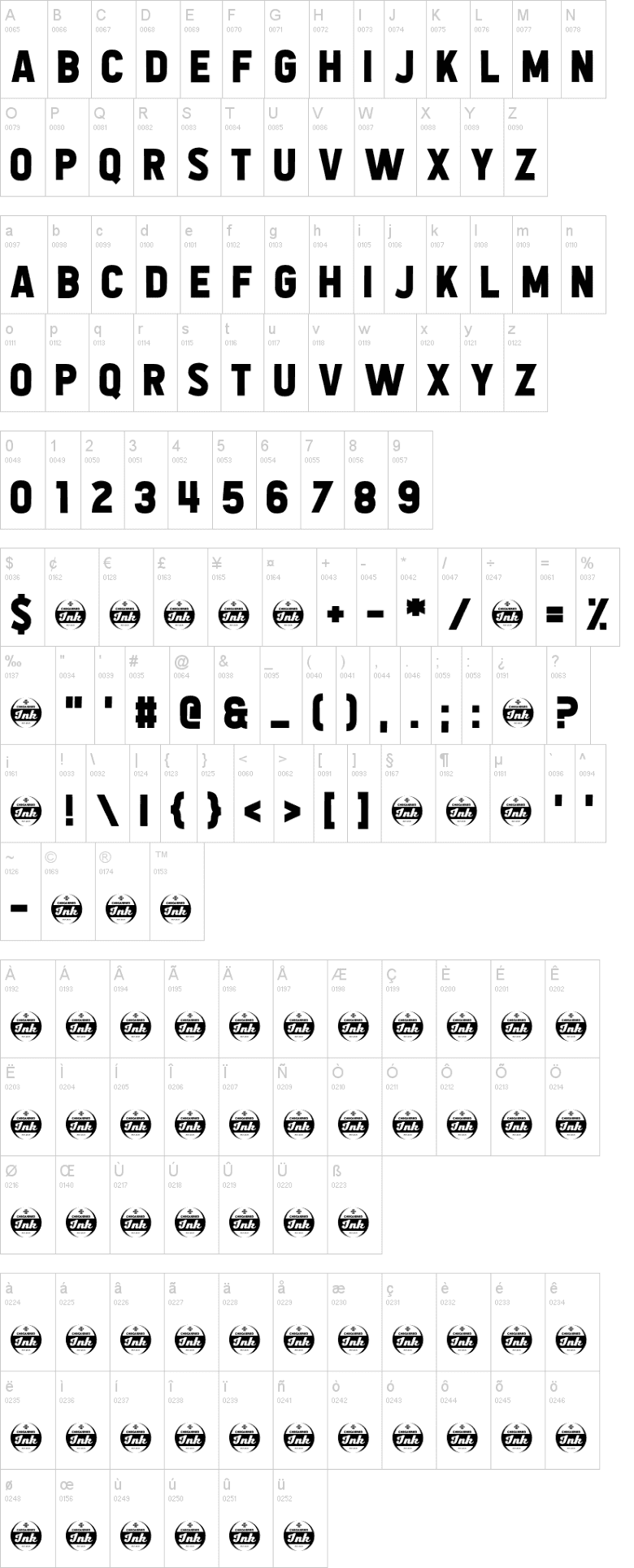 All the Way to the Sun Font Image 2