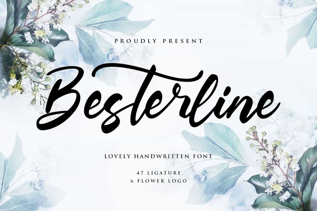 Besterline Font Image 1