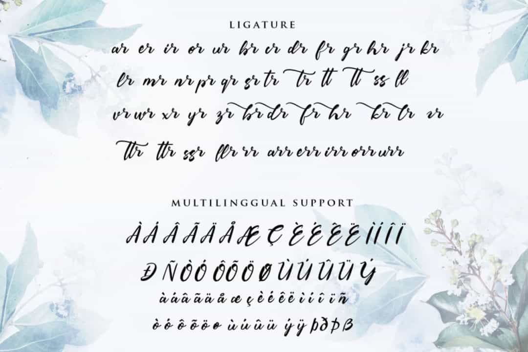 Besterline Font Image 2