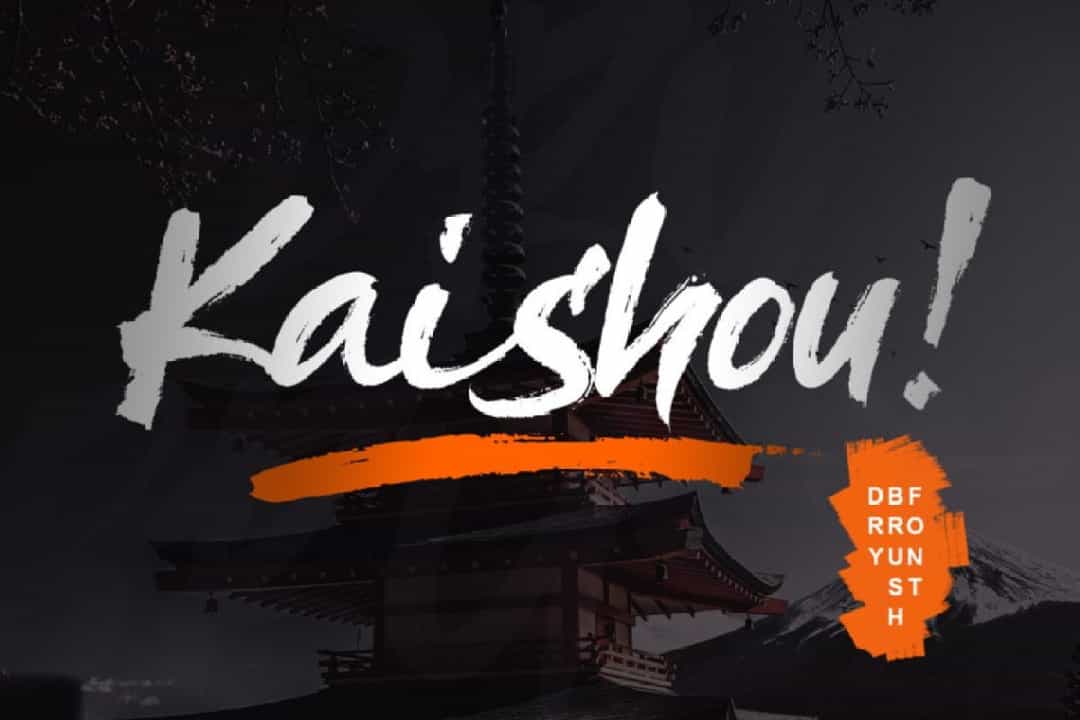 Kaishou! Brush Font Image 1