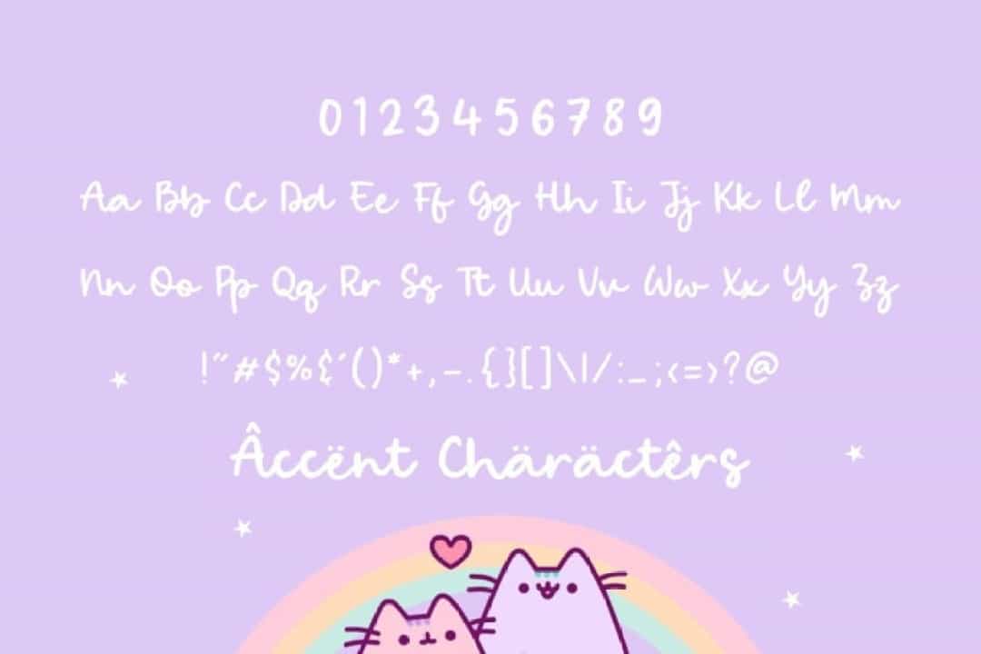 Bright Candy Bold Handwritten Font Image 3