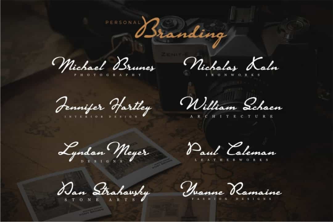 Signaturia Font Image 2