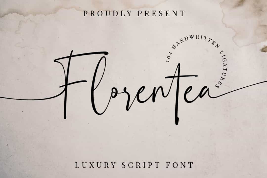 Florentea Font Image 1