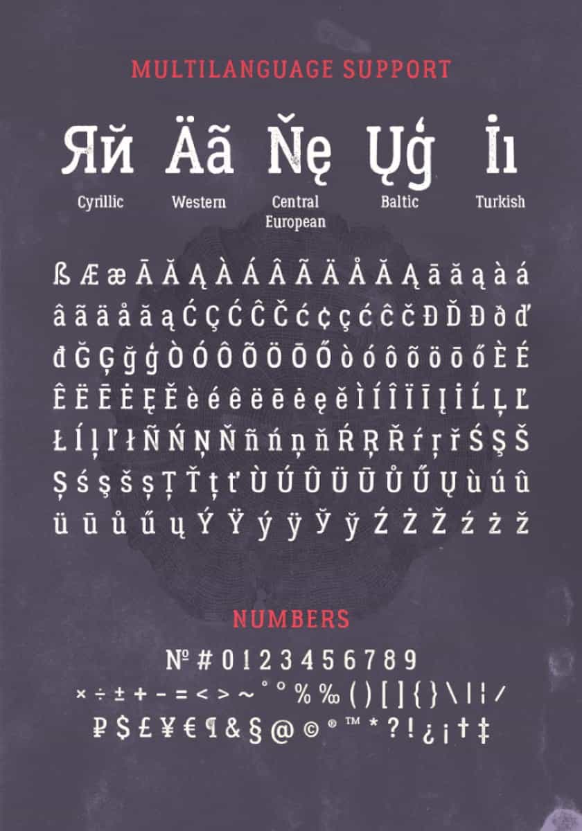 Lumberjack Font Free Image 3