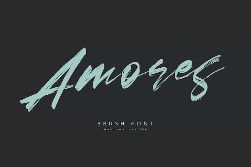 Amores Brush Font Image 1