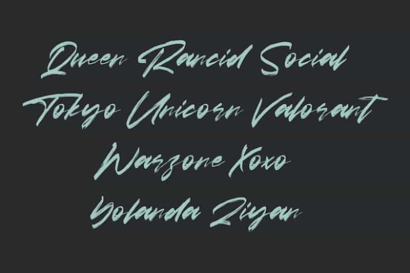 Amores Brush Font Image 2