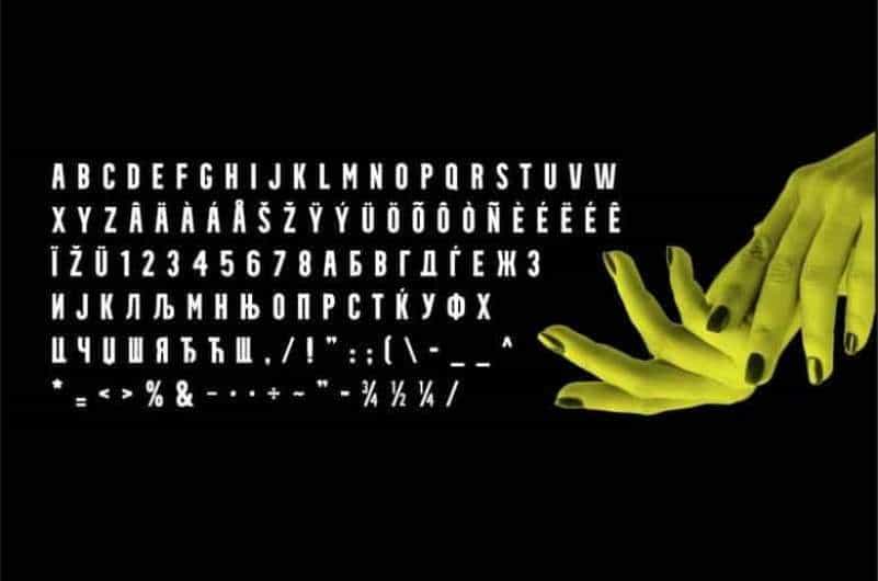Theater Bold Sans Serif Font Image 3