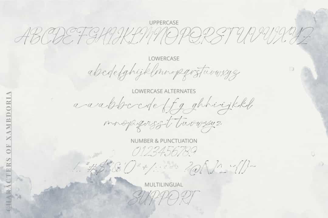 Xambdoria Font Image 3