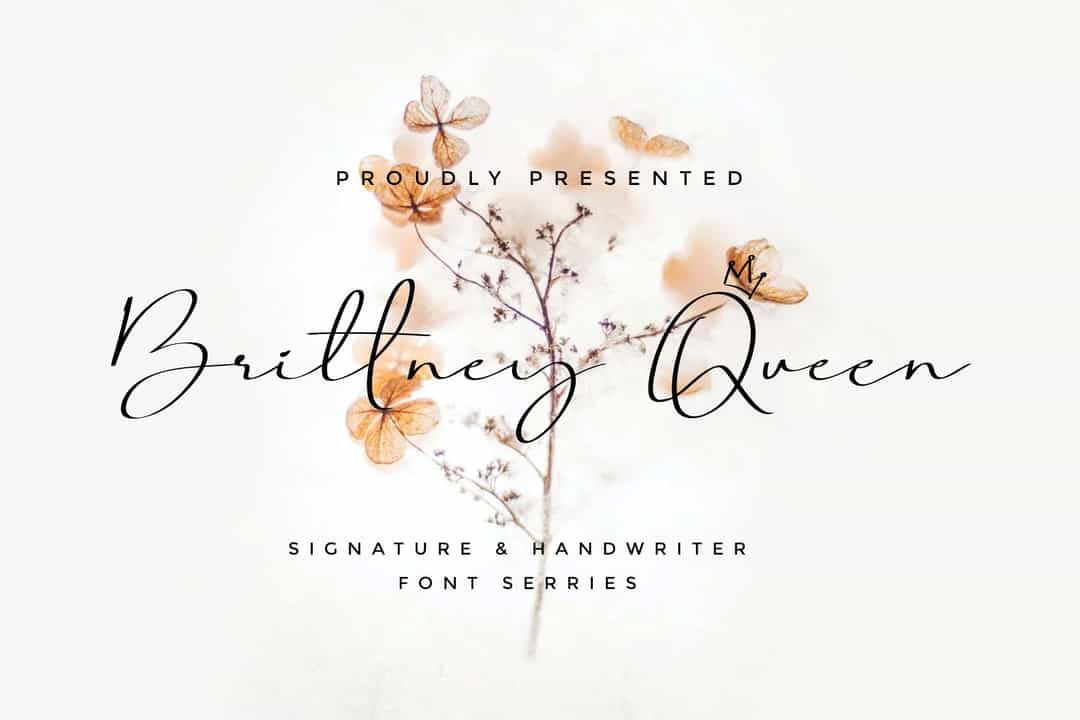 Brittney Queen Font Image 1