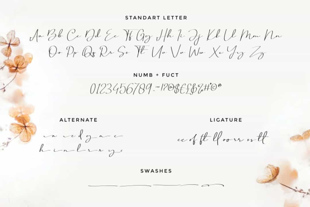 Brittney Queen Font Image 3
