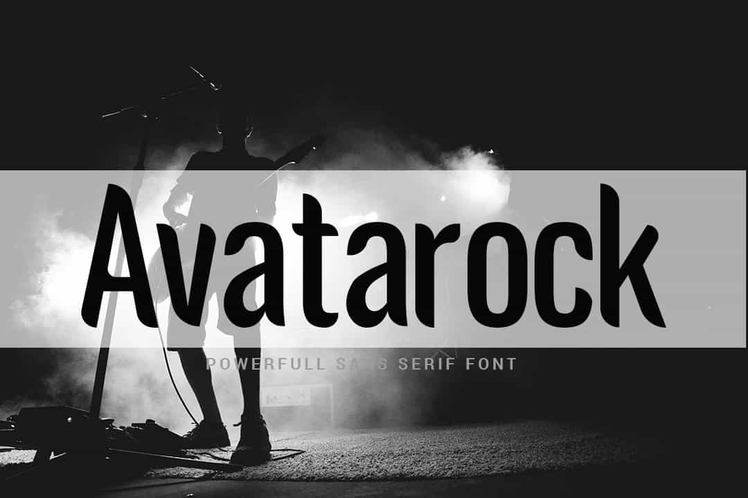Avatarock Font Image 1
