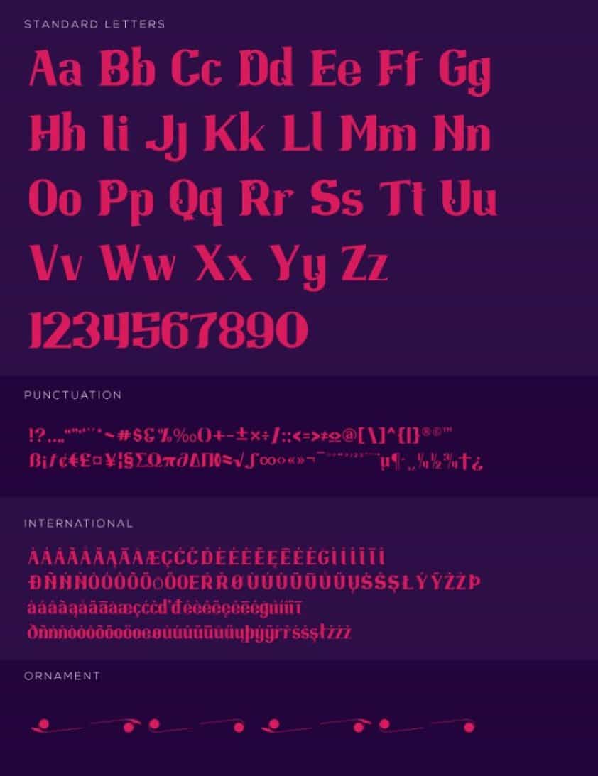Sagaphilos Typeface Image 2