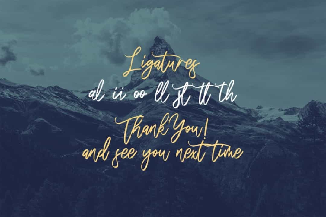 Walytime Handwritten Script Font Image 3